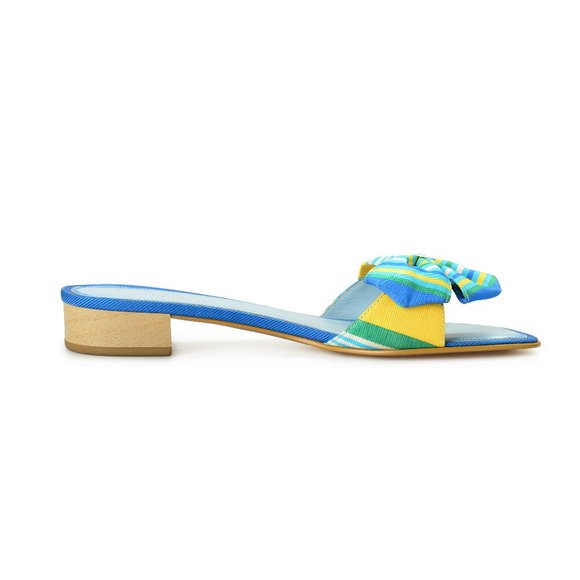 Unisa Women's Multicolor Heeled Flip Flops Sandals Shoes - Picture 4 of 8
